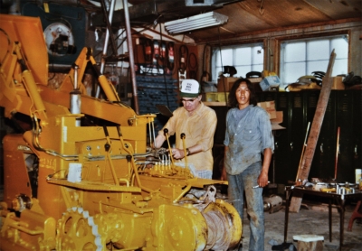 non-Cree working on heavy construction equipment