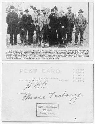 Archdeacon Thomas Vincent and HBC and Indian Affairs Officials