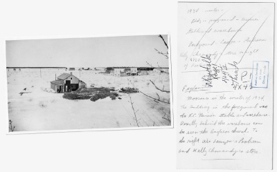 House during winter in Moosonee