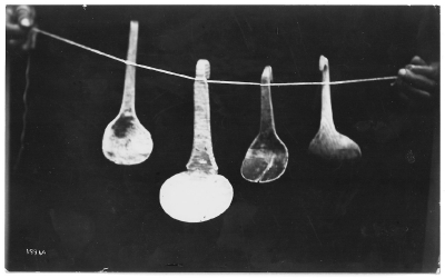 Carved wooden spoons