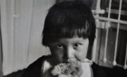 Young girl in residential school