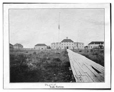 York Factory and HBC post at Hudson's Bay