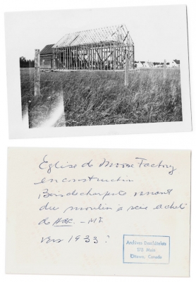Construction at Moose Factory